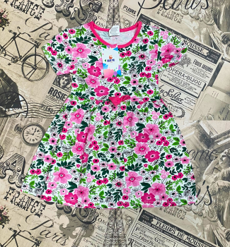платье(5-8лет) для девочек пр-во Турция в интернет-магазине «Детская Цена»
